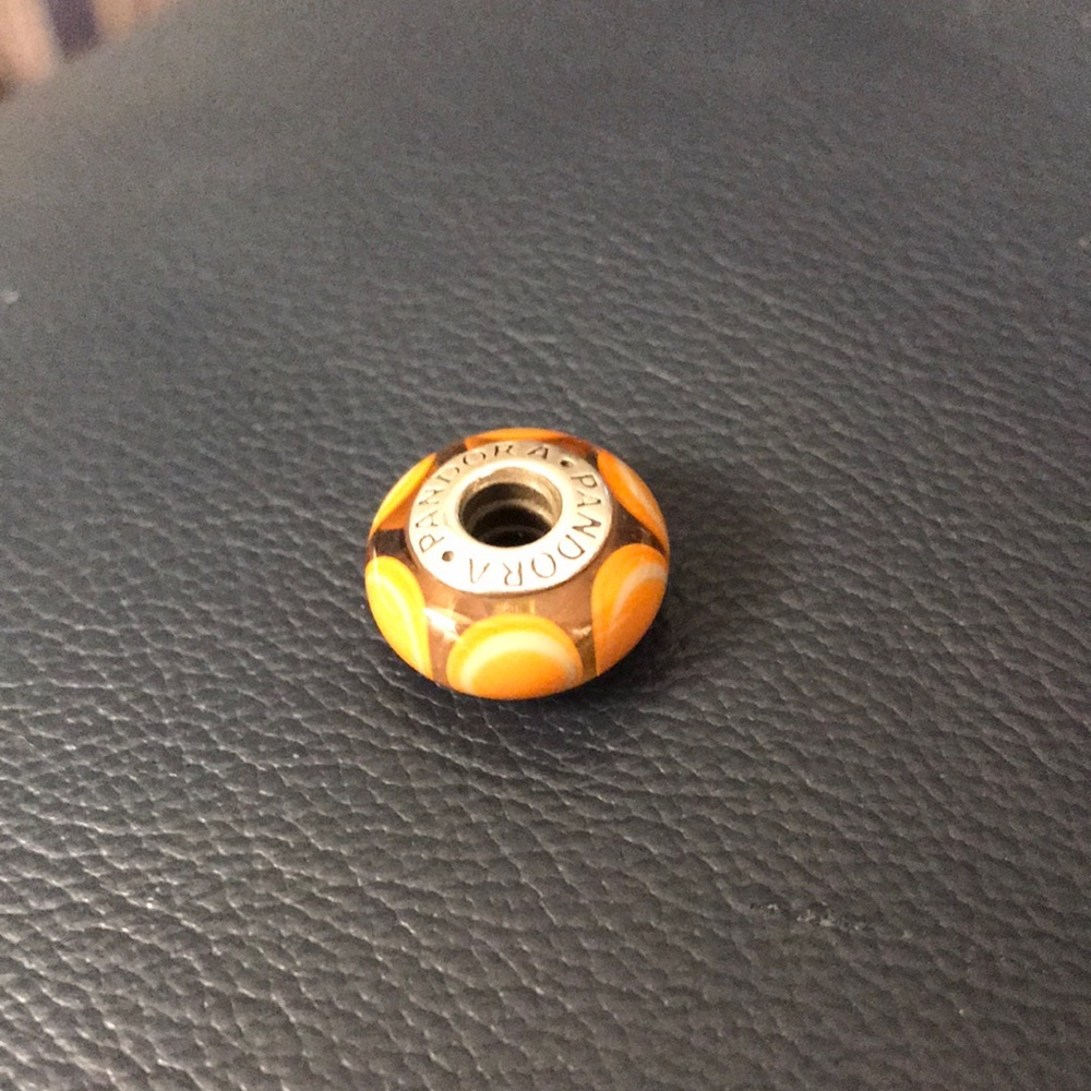 Pandora Sterling Silver and Glass Bead